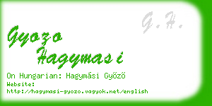 gyozo hagymasi business card